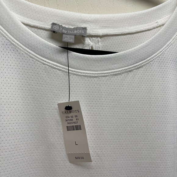 T by Talbots active slub  tshirt NWT - Picture 3 of 4